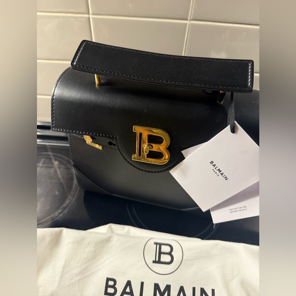 Balmain b buzz top handle bag
